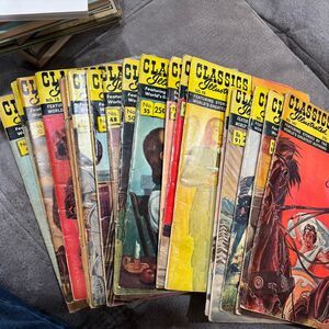 Lot Of 19 Classics Illustrated (Gilberton) Comic Books 1968-1970 Color Ungraded